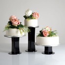 Emily Design Black Acrylic Round Cake Stand additional 8