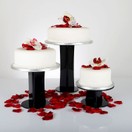Emily Design Black Acrylic Round Cake Stand additional 1