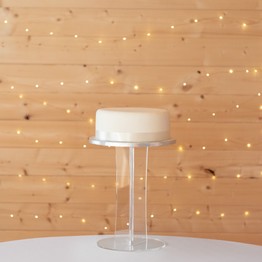 Emily Design Clear Acrylic Round Cake Stand