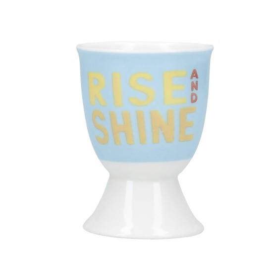 Kitchencraft Rise and Shine Porcelain Egg Cup