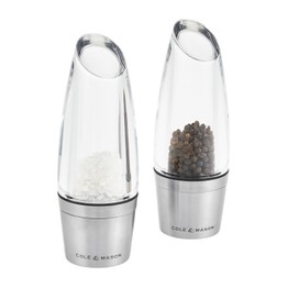 Cole & Mason Milston Stemless Salt or Pepper Mill 140mm