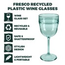 Fresco Recycled Plastic 4 Piece Wine Glass Set additional 3