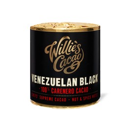 Willies Cacao Venezualan Black Careno Chocolate Cylinder 180g