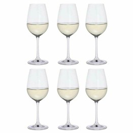 Dartington Six Crystal White Wine Glasses