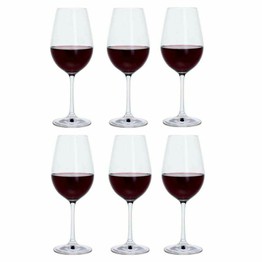 Dartington Six Crystal Red Wine Glasses - 6pk