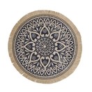 Creative Tops Naturals Pack Of 4 Mandala Design Hessian Tablemats additional 1