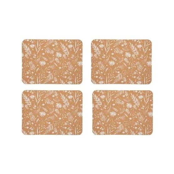 Creative Tops Naturals Pack Of 4 Biodegradable Cork Tablemats or Coasters
