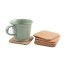 TG Square Cork Pack of 6 Coasters FSC Certified additional 1