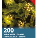 Noma Warm White Led 10 Mini Firework Light String 6819333 Battery Powered additional 3