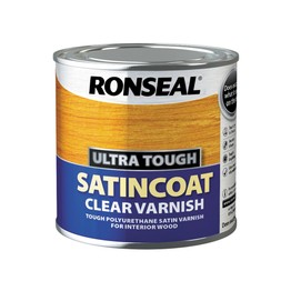 Ronseal Ultra Tough Satincoat Clear Varnish