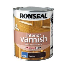 Ronseal Interior Varnish Satin Walnut