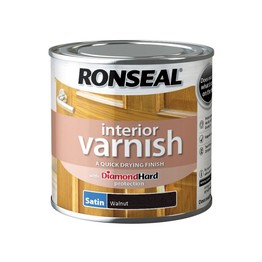 Ronseal Interior Varnish Satin Walnut