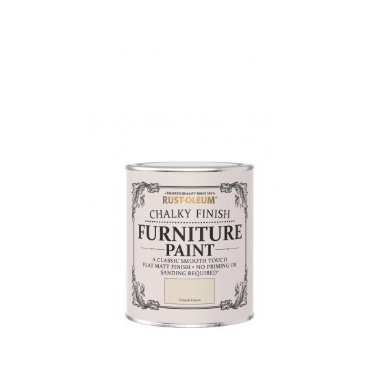 Rustoleum Chalky Finish Furniture Paint Clotted Cream