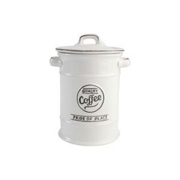 Coffee Jar - Pride of Place White 18075
