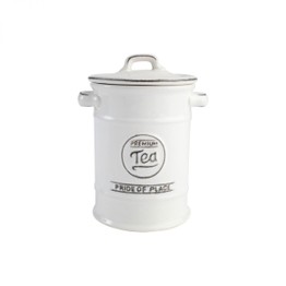 Tea Jar - Pride of Place White 18074