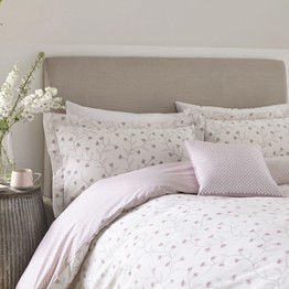 Sanderson Everly Duvet Cover and Bedding in Heather