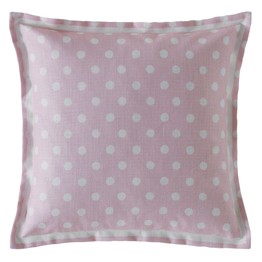 Cath Kidston Button Spot Blush Pink Cushion 40x40cm