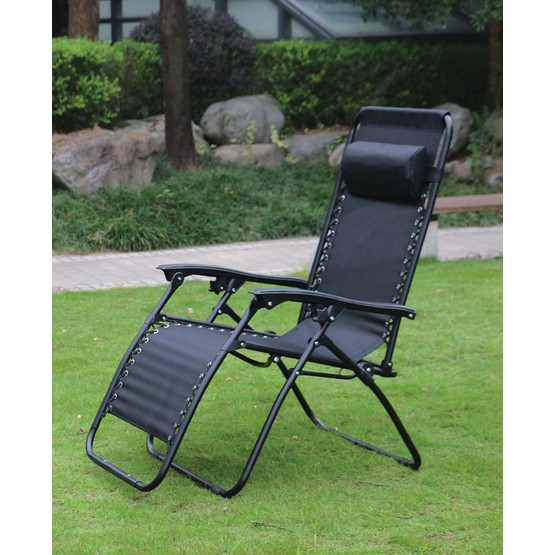 Redwood Reclining Textilene Chair Black BB-FC114BL
