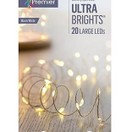 Premier Ultra Brights Christmas Lights 20 Large Led Battery Operated additional 4