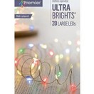 Premier Ultra Brights Christmas Lights 20 Large Led Battery Operated additional 2