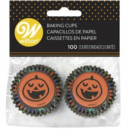 Wilton Halloween Mini Cupcake Cases Pumpkin (100) 415-0-0075