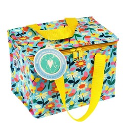 Recycled Insulated Lunch Bag Butterfly Garden Design