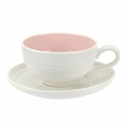 Sophie Conran for Portmeirion Pink Tea Cup & Saucer