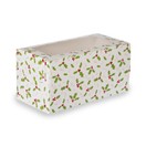 Christmas Holly Yule Log Cake Box 5x5x10inch J079 additional 2