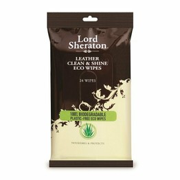 Lord Sheraton Biodegradable Leather Wipes 24pk