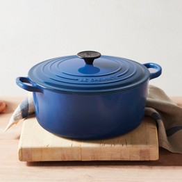 Le Creuset Cobalt Blue Cast Iron Round Casserole Dish 28cm