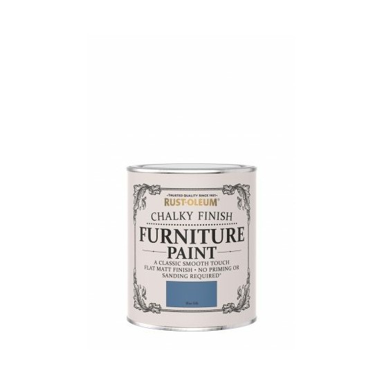 Rustoleum Chalky Finish Furniture Paint Blue Silk