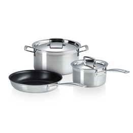 Le Creuset 3ply Stainless Steel 3pc Cookware Set