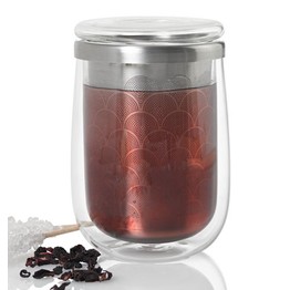 AdHoc Fusion Tea Glass with Infuser