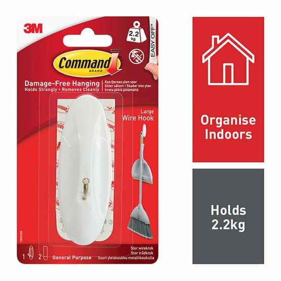 Command Large Wire Hook 17069 only £6.50