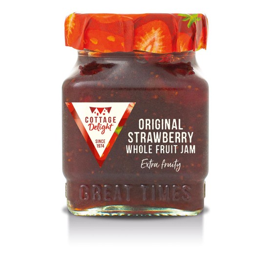 Cottage Delight Luxury Mini Jar Strawberry Whole Fruit Jam