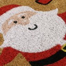 JVL Latex Coir Christmas Doormat Santa additional 4