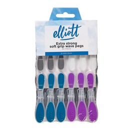Elliott Soft Grip Clothes Pegs (Pack of 24)