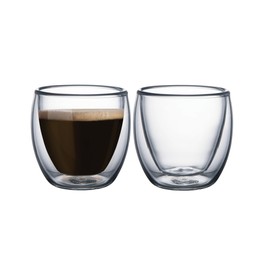 Glass Double Wall Espresso Mug Set of 2