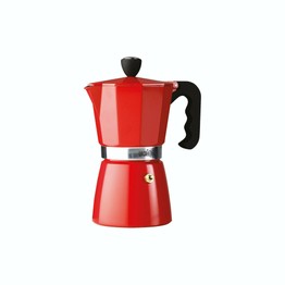 La Cafetiere Red 3 Cup Espresso Maker