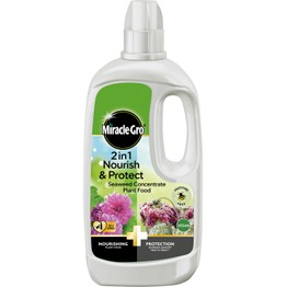 Miracle-Gro® 2 in 1 Nourish & Protect Seaweed Concentrate Plant Food 800ml
