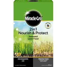 Miracle-Gro® 2 in 1 Nourish & Protect Seaweed Lawn Food 1.2kg