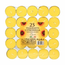 Prices Citronella Tealight Candles Pack of 25