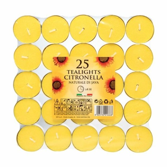 Prices Citronella Tealight Candles Pack of 25