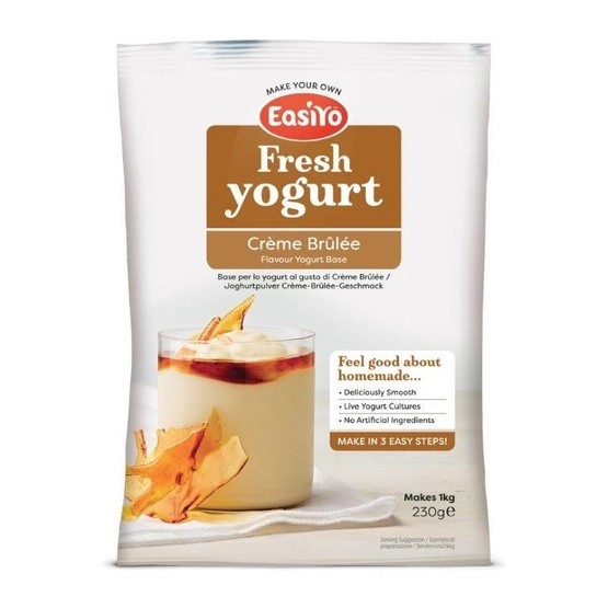 EasiYo Dessert Creme Brulee Yogurt Mix