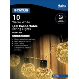 Status Kumla Connectable Warm White LED String Lights