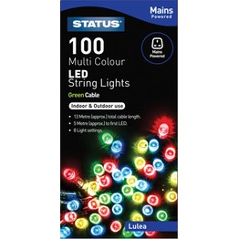 Status Mains Powered 100LED String Lights