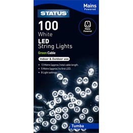 Status Mains Powered 100LED String Lights