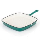Simply Home Cast Iron Grill Pan 23cm Emerald Green additional 2
