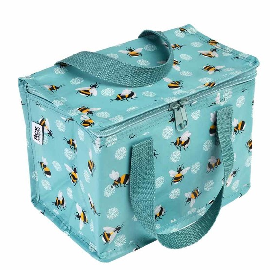Recycled Insulated Lunch Bag Bumble Bees Design