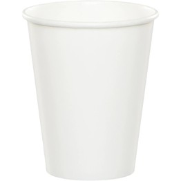 White Pack of 8 Paper Cups